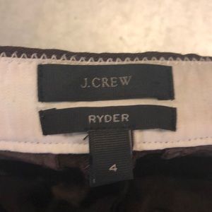 J Crew Ryder women’s size 4 brown pants